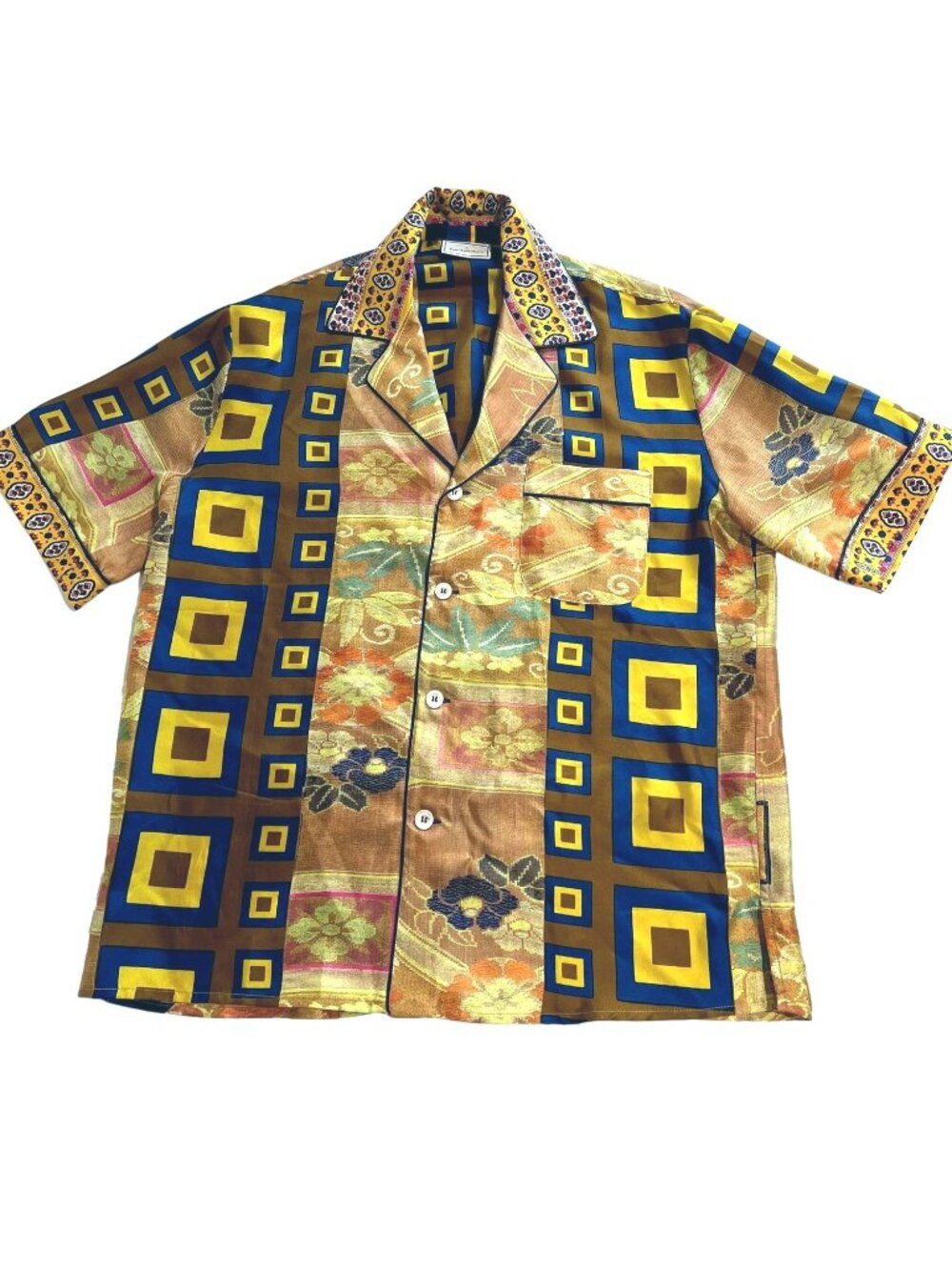 Pierre-Louis Mascia Aloe Shirt in Brown Earth Tones